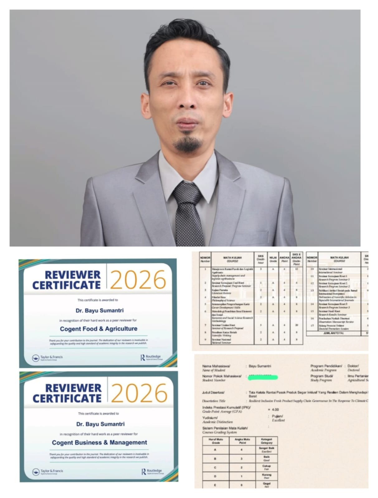 Dr. Bayu Sumantri. S.E., M.Si.